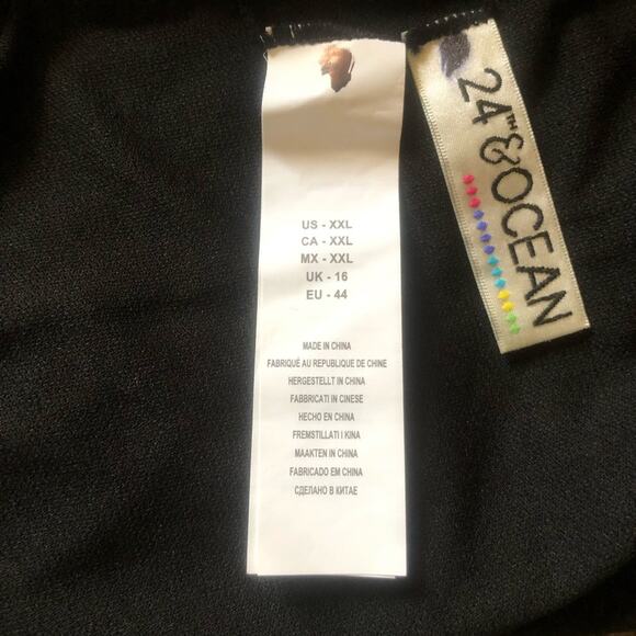 24th & Ocean Wild Instincts Stylish Mini Animal Print High Waist Bottom Size XXL - Picture 8 of 14